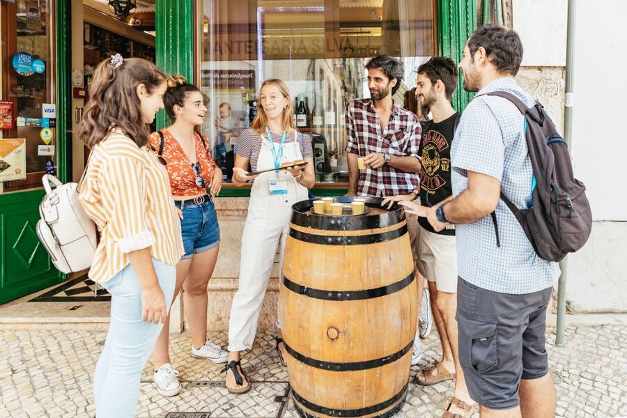Lisbon: Food and Wine Small Group Walking Tour - Vinho Verde and a codfish cake