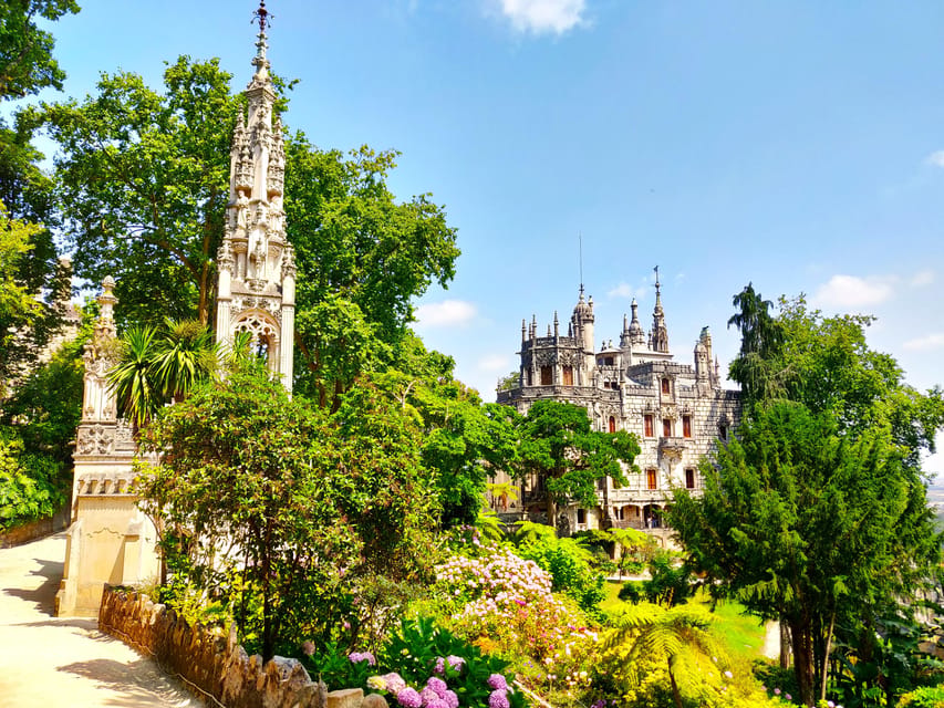 Lisbon: Half-Day Sintra Tour with Pena Palace and Regaleira - Pena Palace terraces and the first hill climb