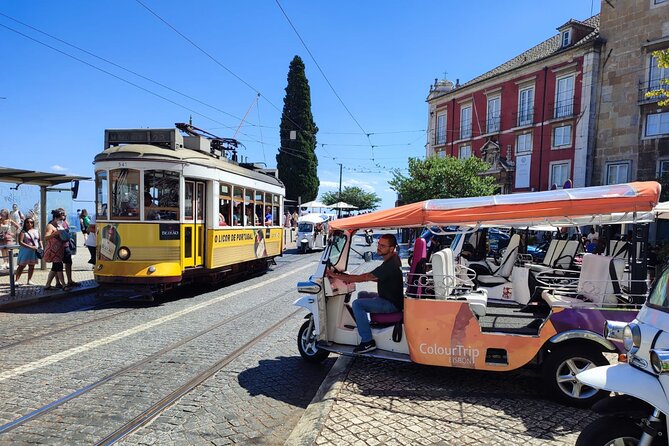Lisbon Highlights: Private Tuk Tuk Tour Adventure Sightseeing - Estrela Basilica and the city beyond the old center