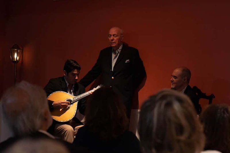 Lisbon: Live Fado Show with Port Wine in Historic Center - Entering the small concert hall