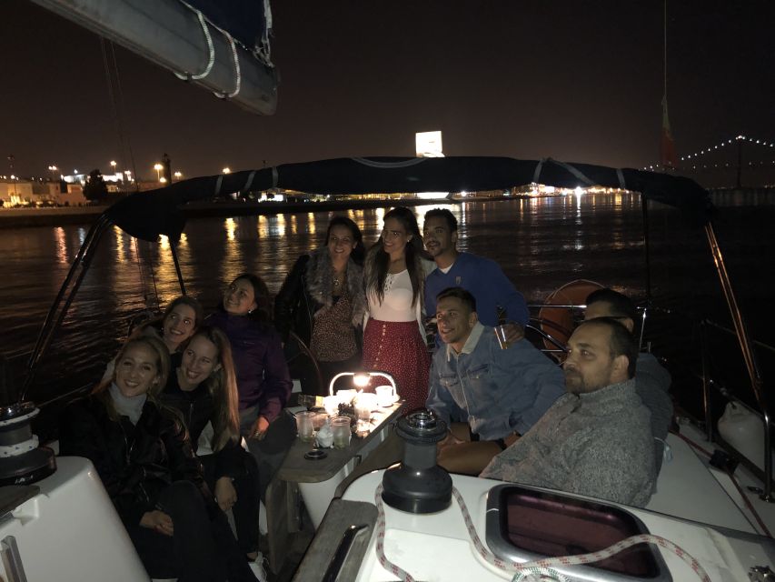 Lisbon: Luxury Sailboat Cruise at Night - Time Out Market, Bairro Alto, and the eastern waterfront