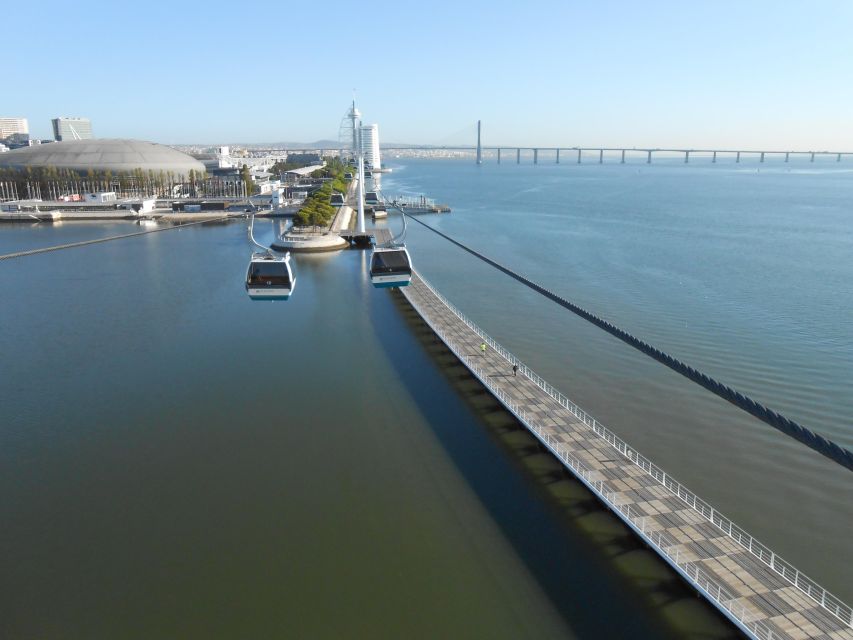 Lisbon: Nations Park Gondola Lift One-Way Cable Car - Starting north at Passeio das Tágides