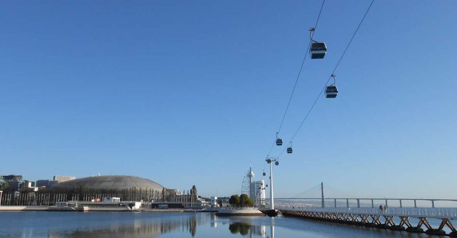 Lisbon: Nations Park Gondola Lift One-Way Cable Car - Choosing the south station beside the Oceanarium