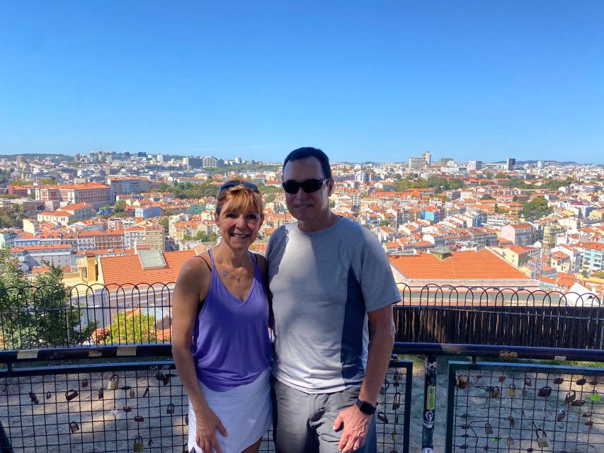 Lisbon: Private City Sightseeing Tour by Tuk-Tuk - Portas do Sol and Santa Luzia: the first great views