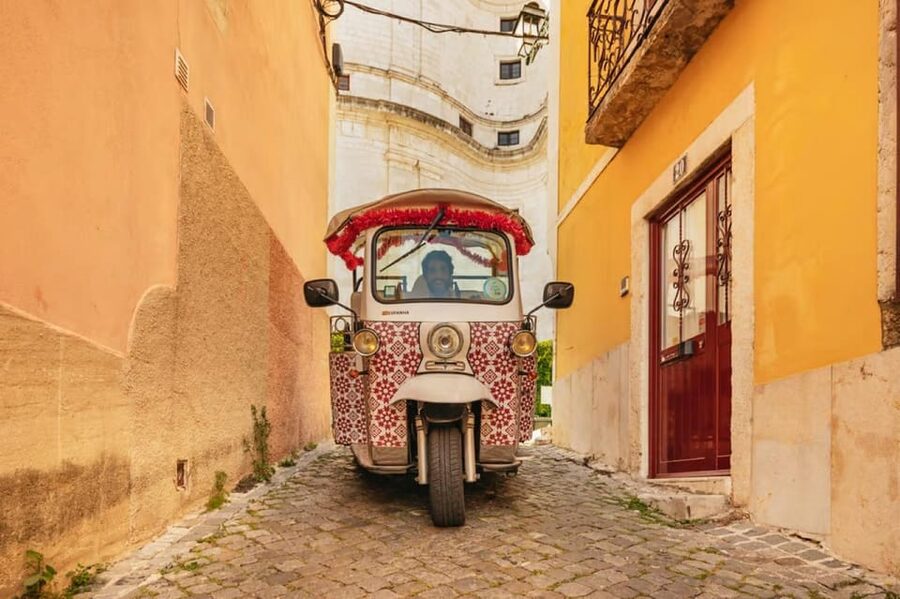 Lisbon: Private Guided Tuk-Tuk Tour with Hotel Pickup - Chiado, Bairro Alto, and Estrela