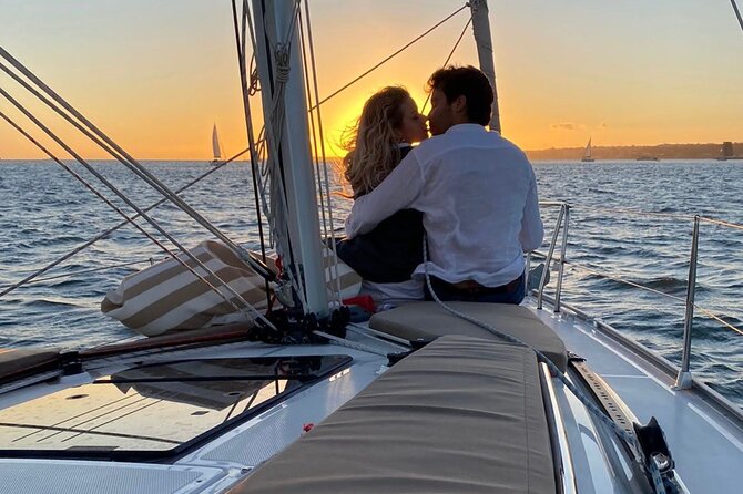 Lisbon Private Luxury Boat Tour with Welcome Drink - Under the 25 de Abril Bridge