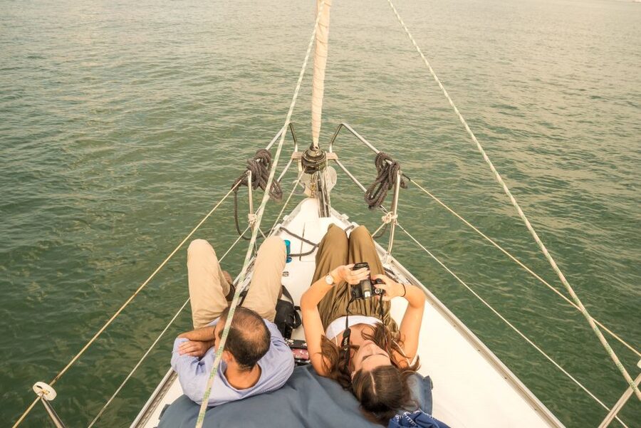 Lisbon: Private Sunset Cruise on the Tagus River with Drink - Cristo-Rei at the end of the evening