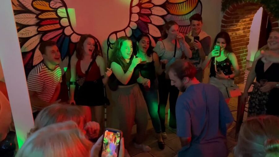 Lisbon Pub Crawl: Unlimited Drinks, Shots & V.I.P Club Entry - Starting at Miradouro de São Pedro de Alcântara