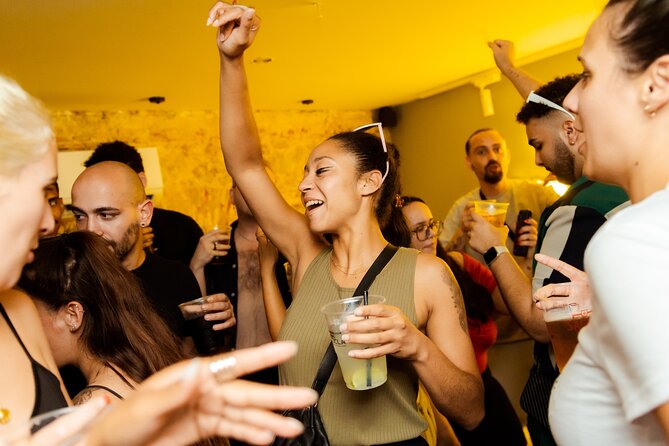 Lisbon: Pub Crawl with Open Bar, Shots & VIP Club Entry - Pink Street is the photo stop with a party purpose