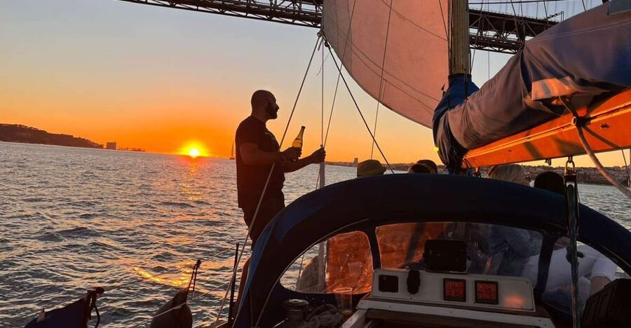 Lisbon: Sailboat Sunset Tour with a Drink - Setting out from Doca de Alcântara