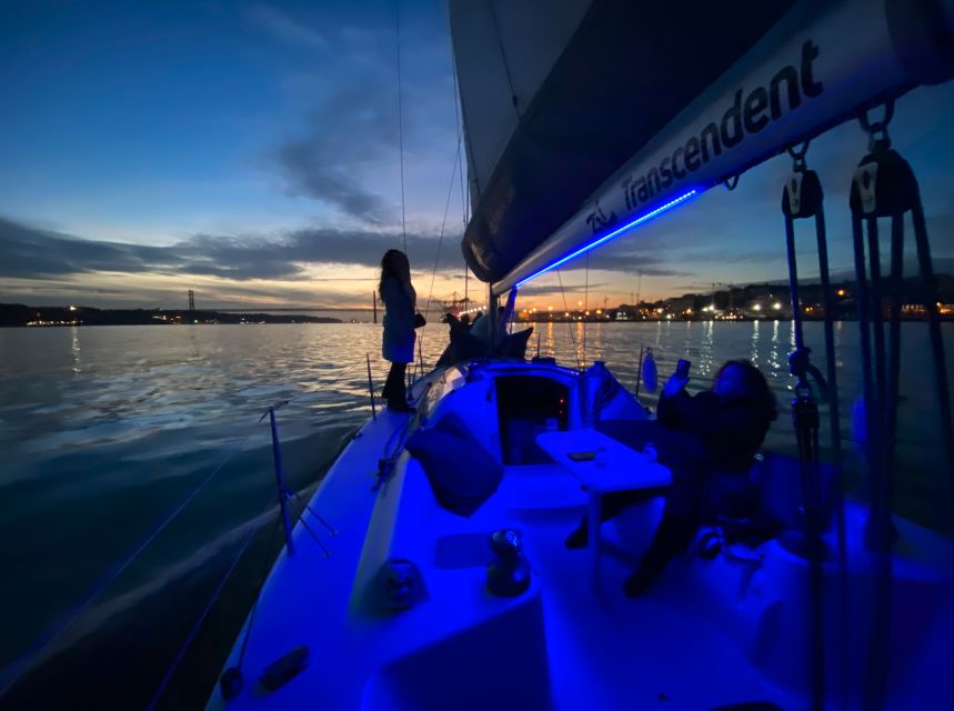 Lisbon: Sailboat Tour w/ Local Guide and Open Bar Green Wine - Belém Tower from the water
