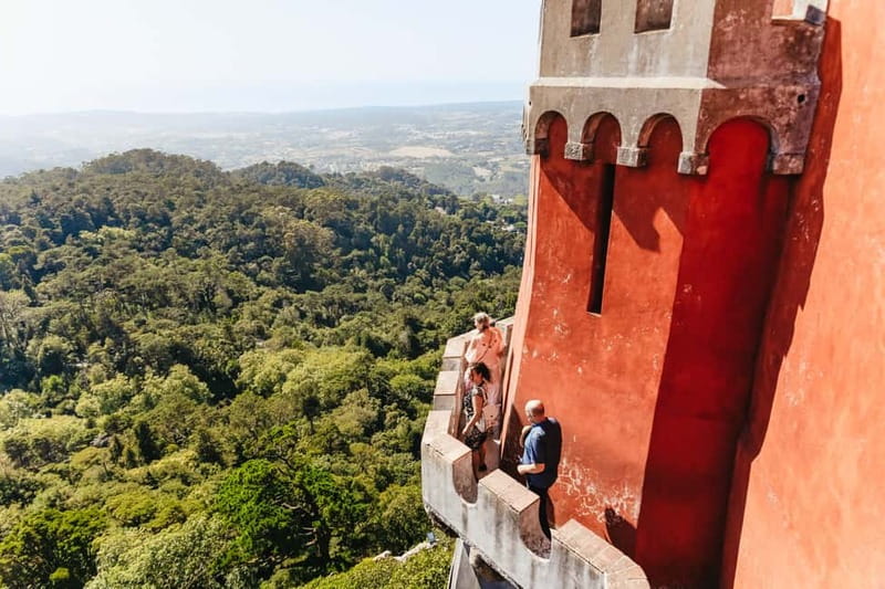 Lisbon: Sintra, Pena, Cabo da Roca, Cascais Tour with Pickup - Pena Palace, Portugal’s Romantic showpiece