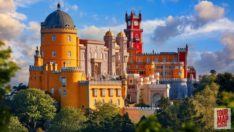 Lisbon: Sintra, Pena Palace, Moorish Castle & Regaleira Tour - Pena Palace: colorful, crowded, and worth planning