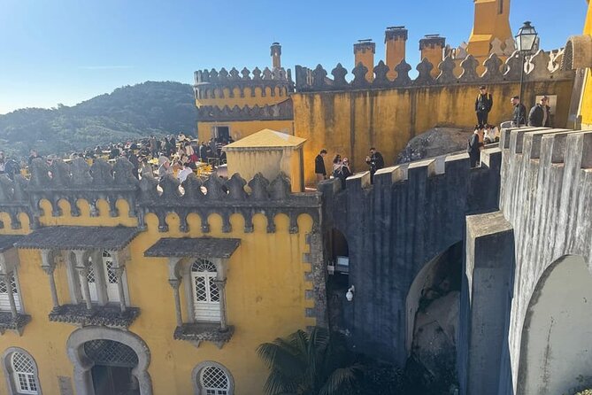 Lisbon: Sintra, Pena, Regaleira, Cabo Roca Coast and Cascais 8h - Sintra village and its royal backdrop