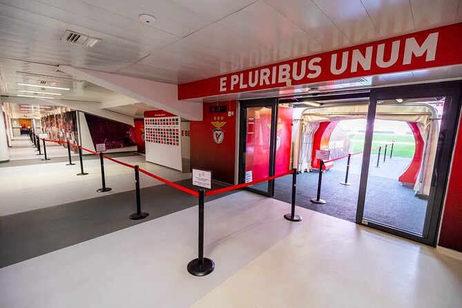 Lisbon SL Benfica Stadium & Museum Tour with Scarf - Entering Estádio da Luz and following the route