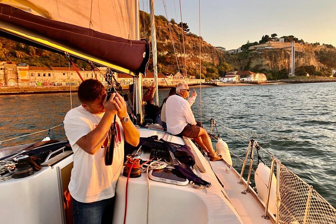 Lisbon Small Group Sunset Sailing 2h Cruise with Drinks Included - Belém Tower and the old river defenses