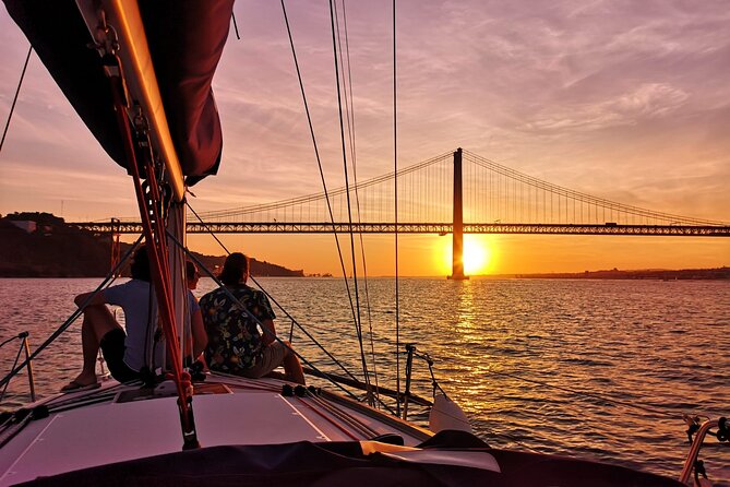 Lisbon Small Group Sunset Sailing 2h Cruise with Drinks Included - Cristo Rei and the bridges