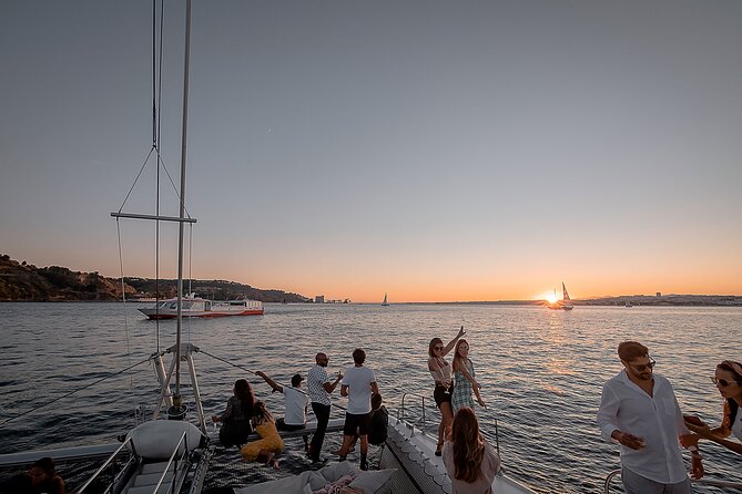 Lisbon: Sunset Catamaran Boat Tour with Music and Drinks - At a Glance: What You Get for $26