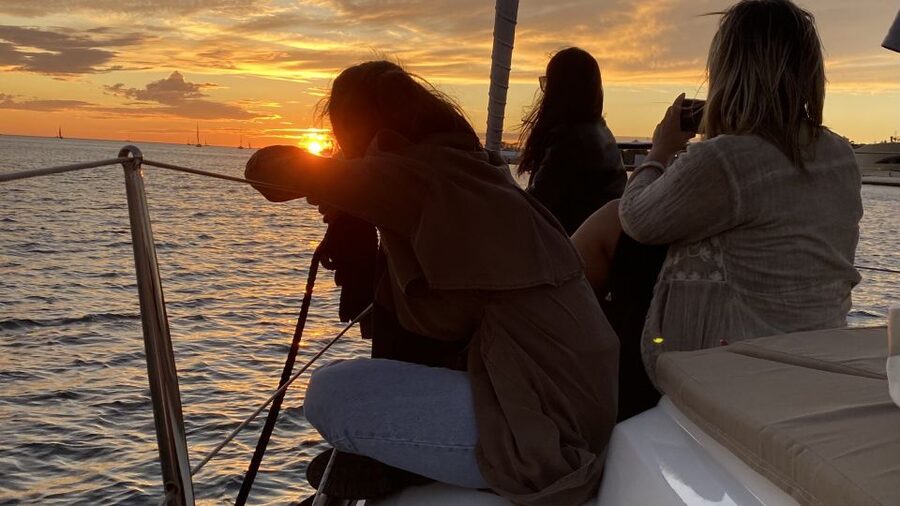 Lisbon: Sunset Cruise with Drinks and Snacks - Lisbon’s central waterfront from the boat