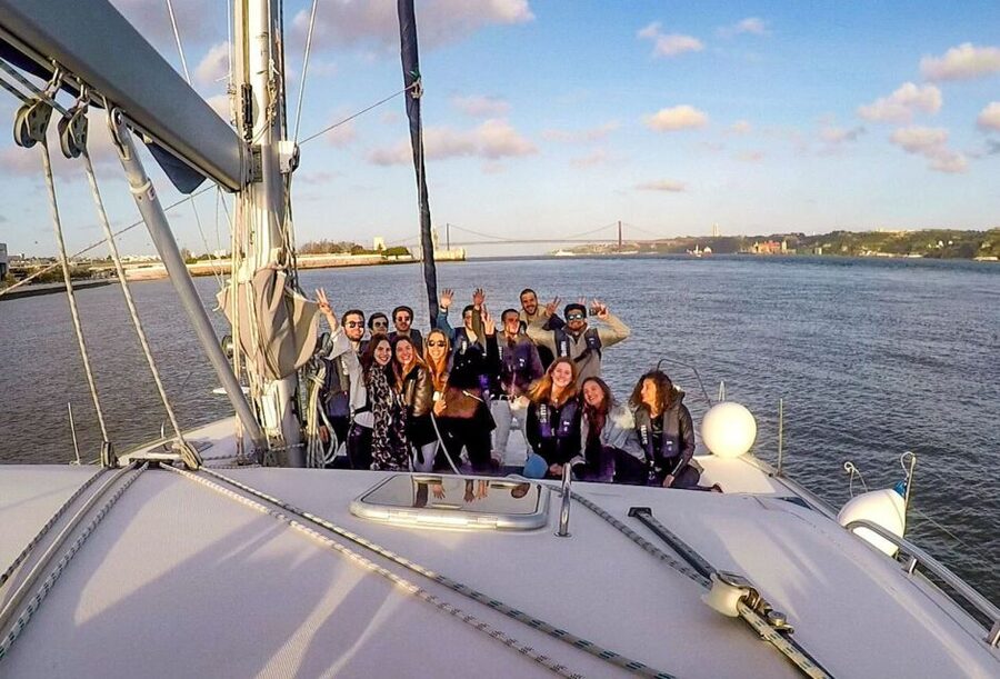 Lisbon: Sunset Cruise With Drinks on Spacious Yacht - Couples, Birthdays, and Quiet Evenings