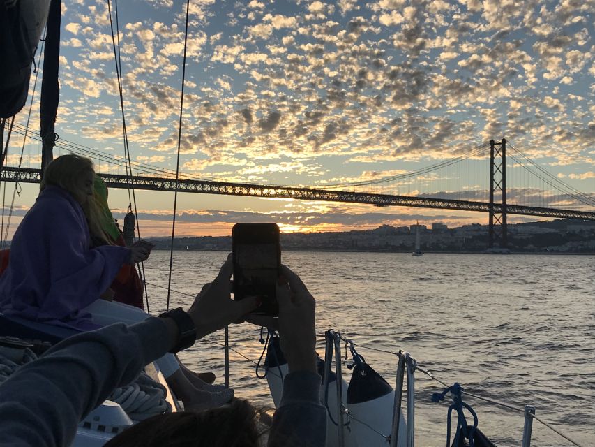 Lisbon: Sunset Sailing Cruise with Wine - Lisbon’s waterfront from the boat