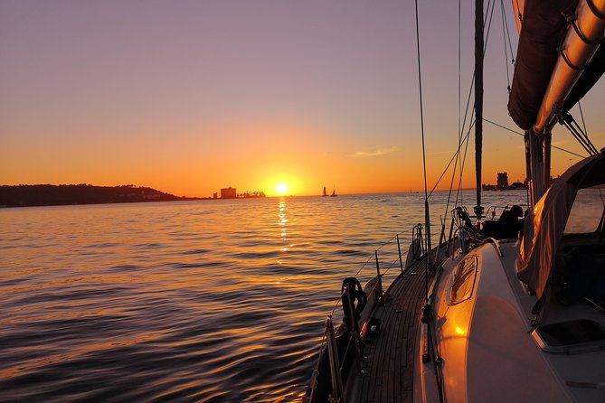Lisbon Sunset Sailing Tour on Luxury Sailing Yacht with 2 Drinks - The central waterfront from the water