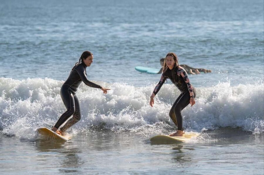 Lisbon Surf Guide - Surf class & Pick Up - About 90 minutes of surfing, with room to improve