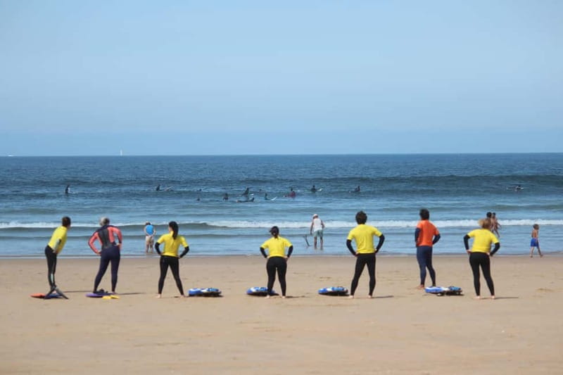 Lisbon: Surfing Lesson on Costa de Caparica Beach - Learning the stand-up motion on the sand