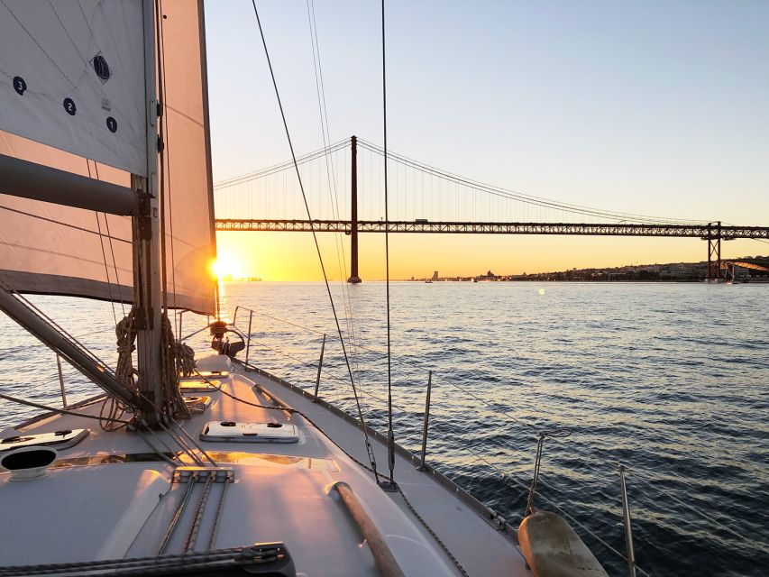 Lisbon: Tagus River Sunset Cruise with Drinks - Belém Tower and the western waterfront