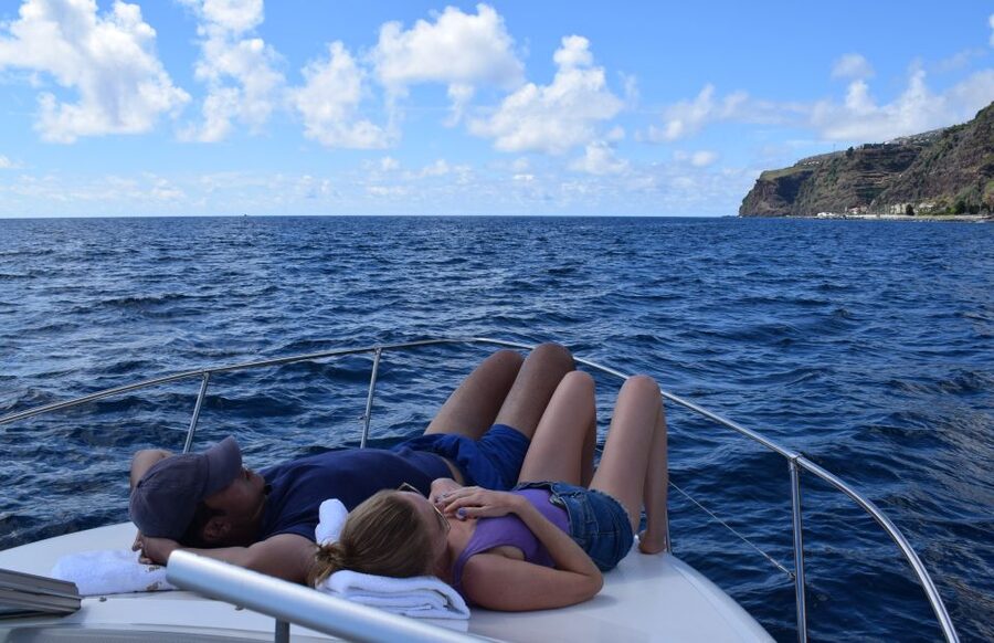 Madeira: 2.5-Hour Whale and Dolphin-Watching Cruise - Leaving Calheta Marina for Madeira’s open water