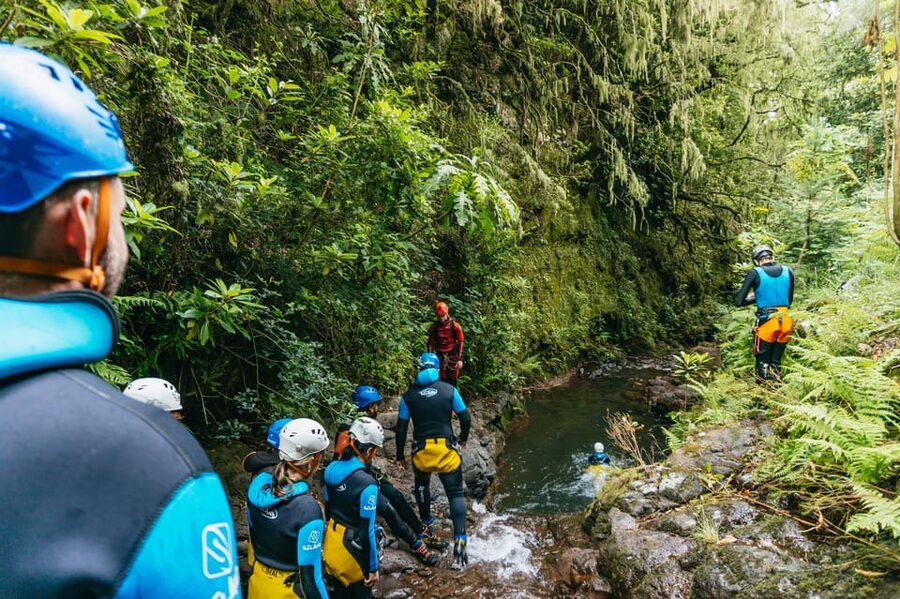 Madeira Canyoning Beginners – Easy & Fun Waterfall Adventure - Four hours in the canyon, then back through old terraces