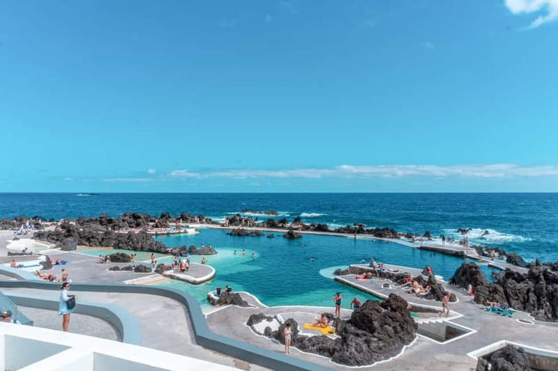 Madeira: Skywalk, Porto Moniz, Seixal, and Fanal 4WD Tour - Poças das Lesmas and the shape of old lava