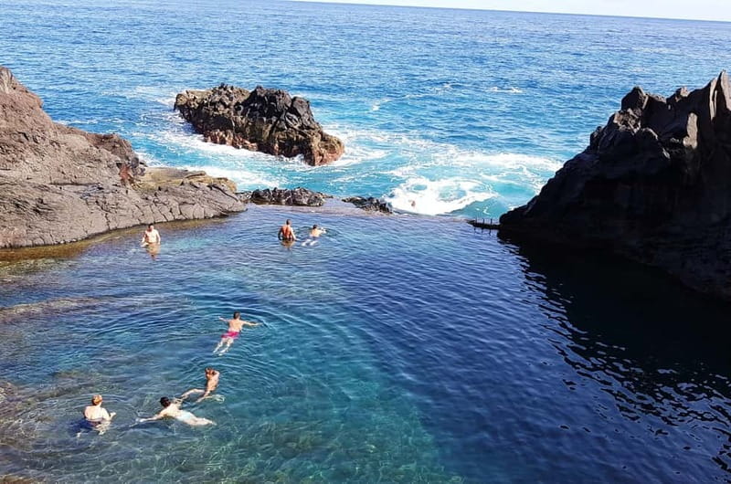 Madeira: Skywalk, Porto Moniz, Seixal, and Fanal 4WD Tour - Cabo Girão Skywalk and the road west