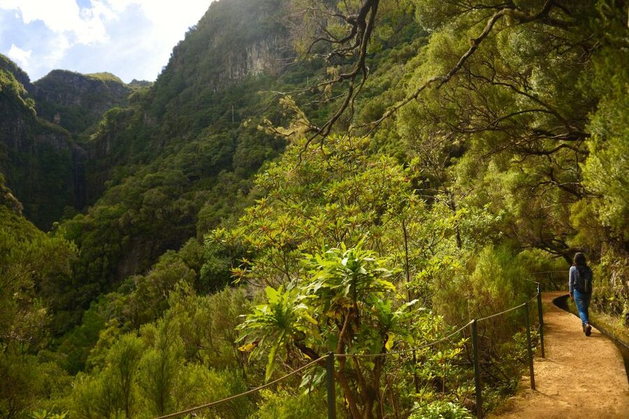 Madeira Walks - Rabaçal and the 25 Fountains - The café breaks are short but useful