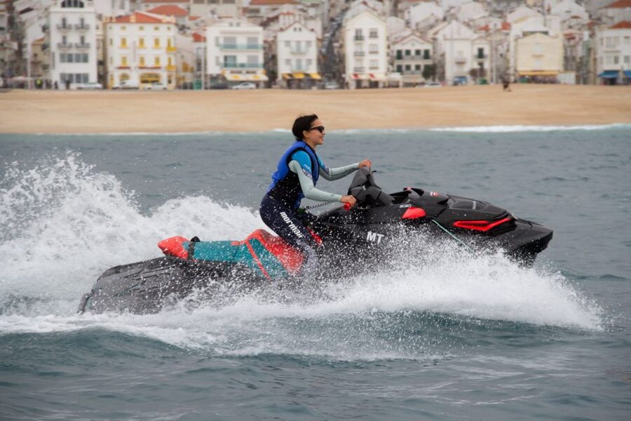 Nazaré: Jet Ski Rental - What the jet ski ride feels like for a first-timer