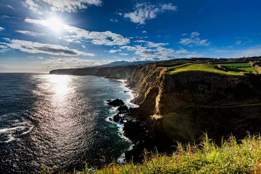 Ponta Delgada: Hidden Gems of São Miguel Full-Day Van Tour - A quiet waterfall in the afternoon