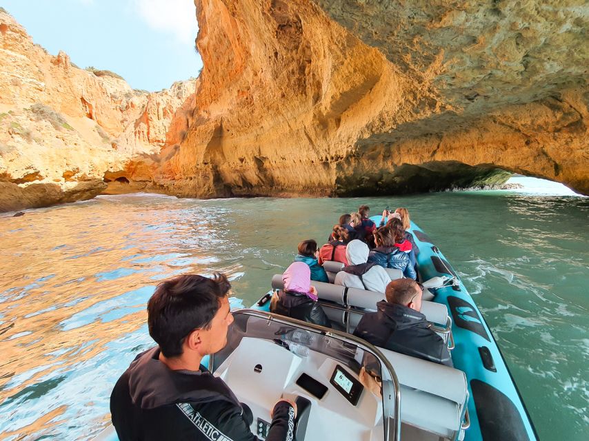 Portimão: Benagil Cave and Praia de Marinha Boat Tour - Portimão’s riverfront and the first coastal views