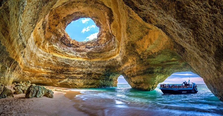 Portimão: Benagil Caves & Dolphins Watching with Biologist - The Optional Swim Stop