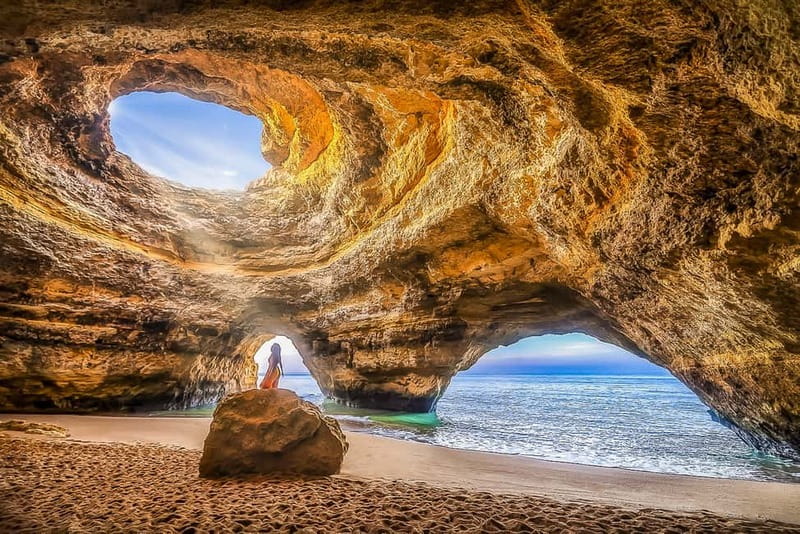 Portimão: Benagil Caves Speed Boat Tour with Sunset Option - The Cliffs, Openings, and Smaller Caves