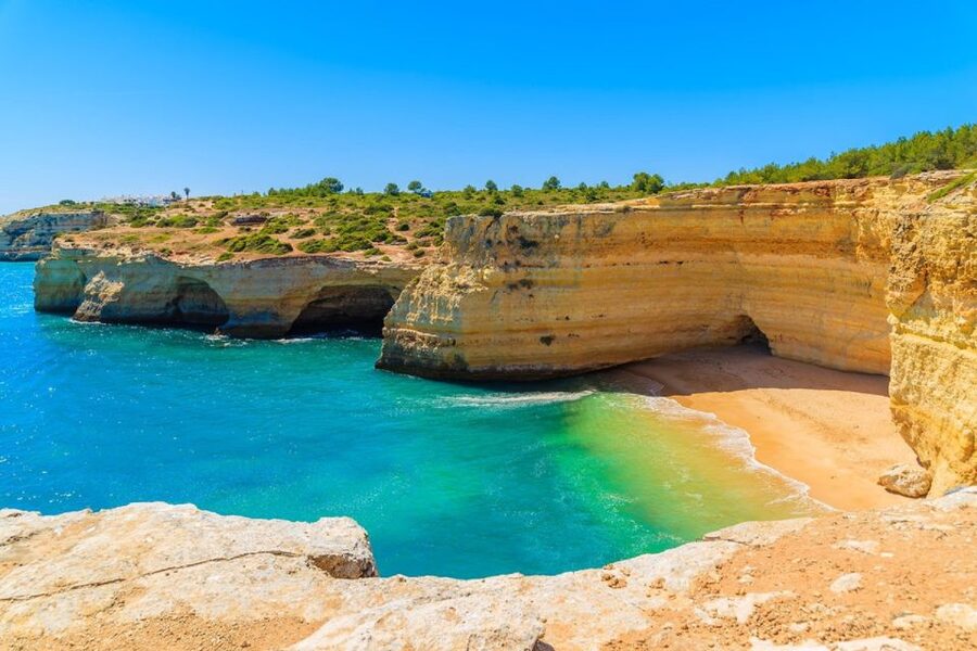 Portimão: Benagil Sea Caves Speedboat Adventure Tour - Paradise Cave and the smaller coastal formations