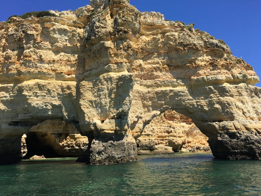 Portimão: Caves, Benagil and Algarve Coastline Boat Tour - The Champagne toast and what is included
