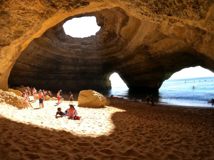 Portimão: Kayak Tour of Benagil Caves - Praia da Marinha and the swim stop