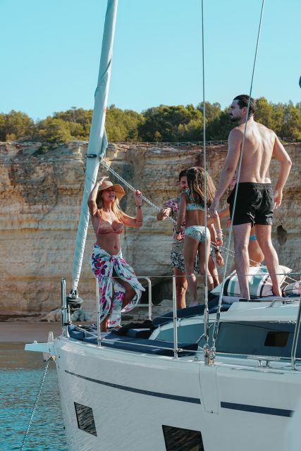Portimao: Luxury Sail-Yacht Cruise with Sunset Option - Leaving Portimão Marina for a slower view of the Algarve