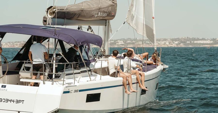 Portimao: Luxury Sail-Yacht Cruise with Sunset Option - Swimming and paddleboarding depend on the sea
