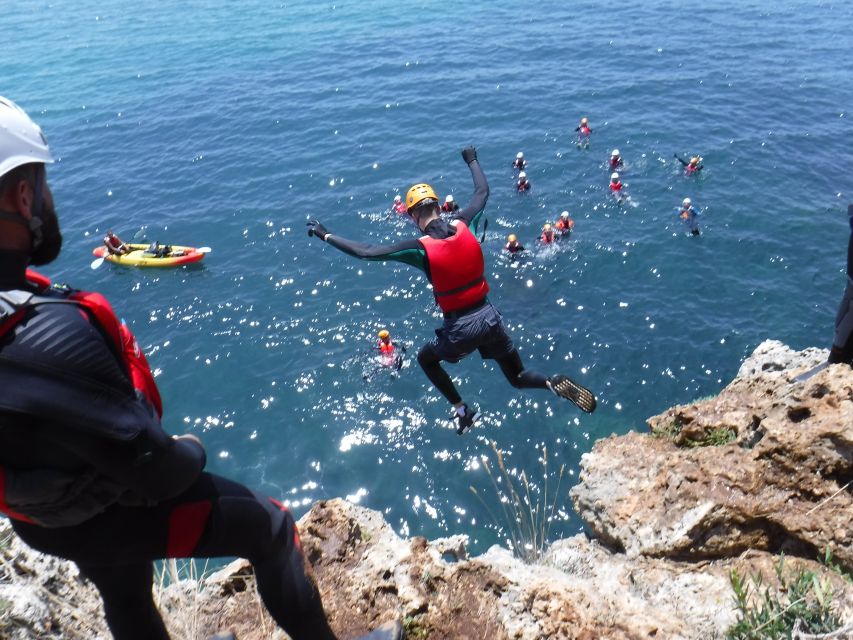 Portinho da Arrábida: Coasteering Boat Tour - Gruta de Sta. Margarida and the sea caves