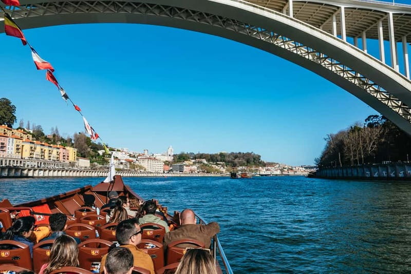 Porto: Bridges Cruise with Wine Cellar Tour or Sunset Option - The 16-language audio guide, with a few practical limits