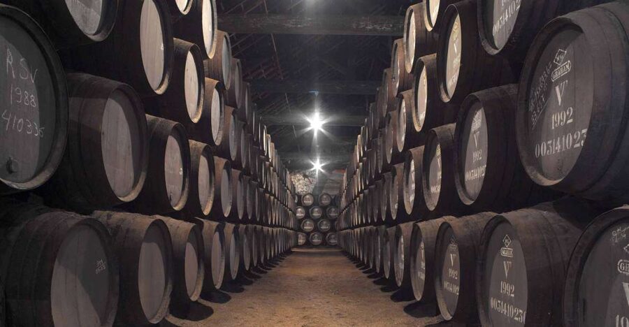 Porto: Graham's Port Lodge Tour with Premium Wine Tastings - Inside the 1890 cellar
