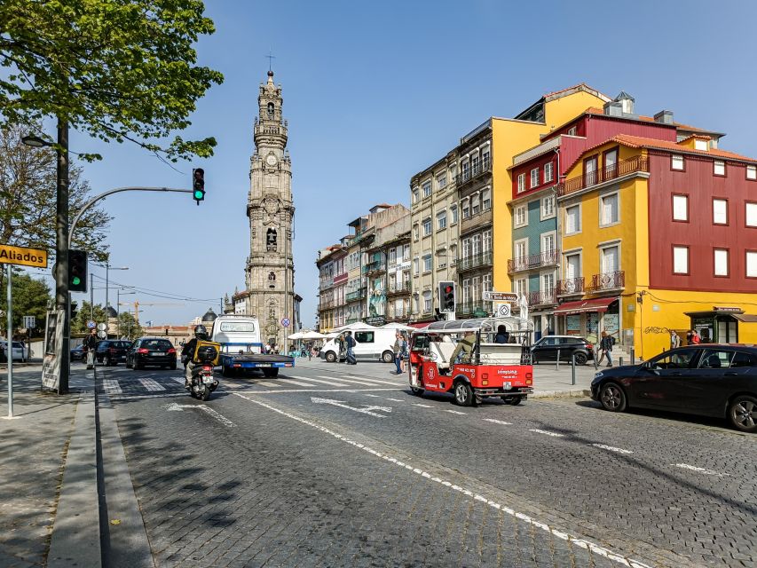 Porto: Guided Tour by Tuk-Tuk & Optional Douro River Cruise - Aliados Avenue, Clérigos Tower, and Lello Bookshop