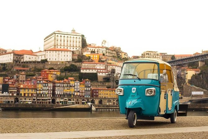 Porto Half Day Private Tuk Tuk Tour - Crossing the Luís I Bridge into Porto