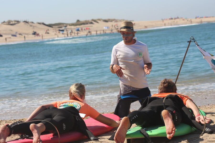 Porto: Small Group Surf Lesson with Transportation - A quiet beach can make learning easier
